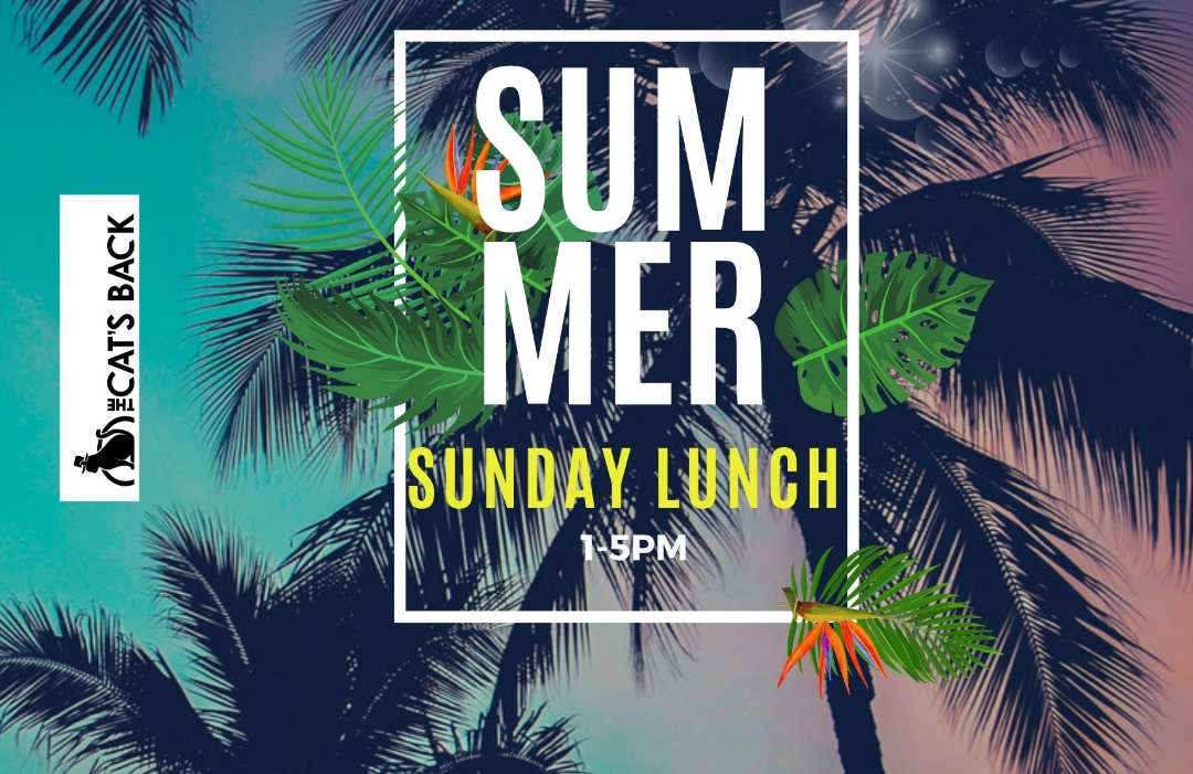 Summer, Sunday, Lunch, Menu, Palm Tree, Green Leaf